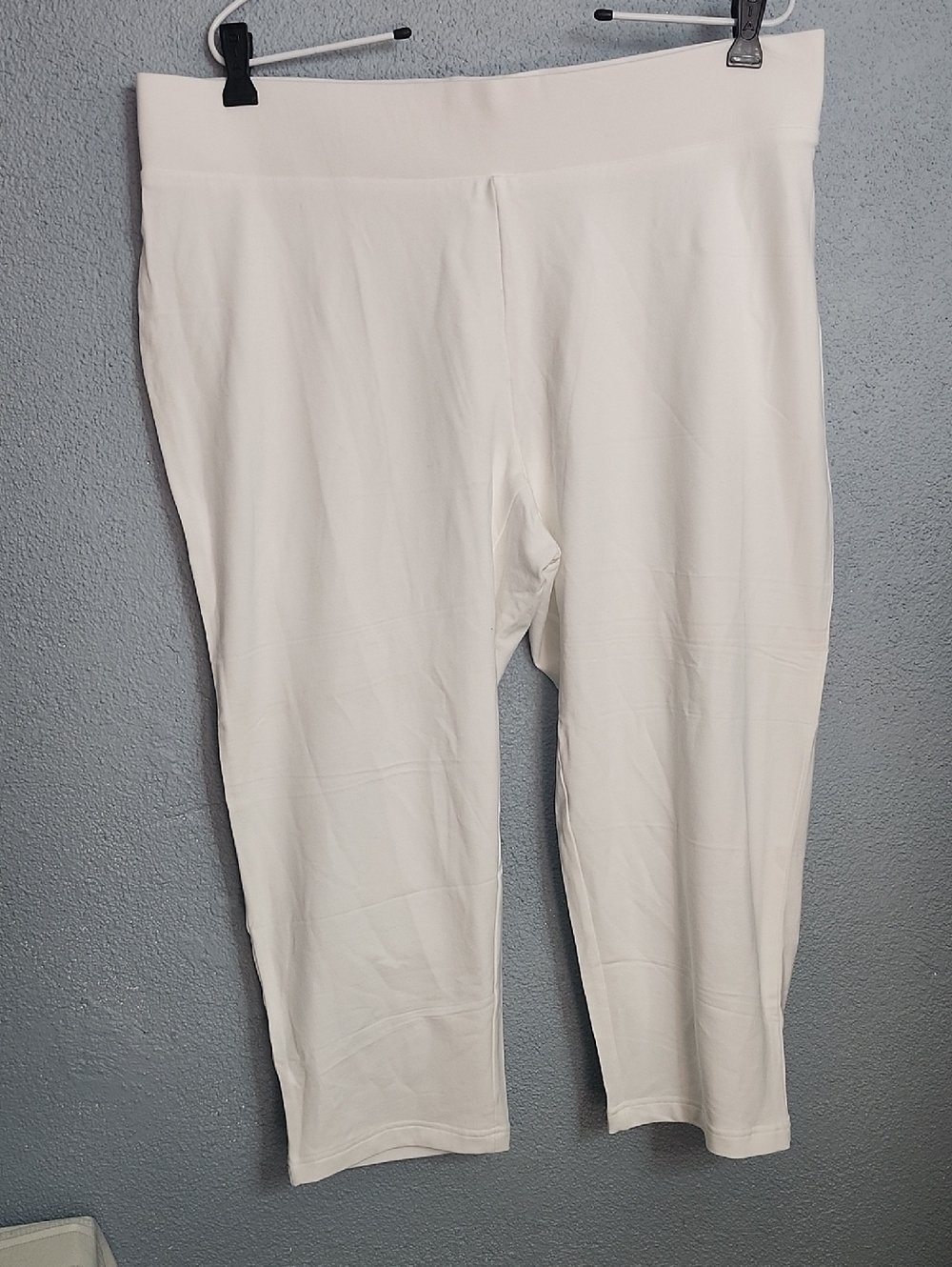 J. Jill White Stretch Capri Leggings 21" Inseam